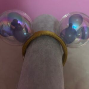 Disney 50th Anniversary Minnie Ears – Iridescent Clear Dome – Parks Exclusive